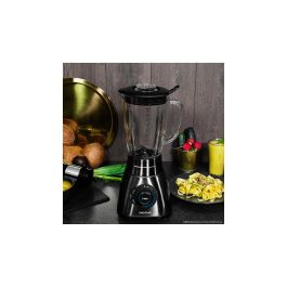 CECOTEC Power Black Titanium 1800 Smart - Batidora de vaso americana 1.8L, 1800W, 6 cuchillas titanio negro, programas automáticos, jarra termorresistente, Negro