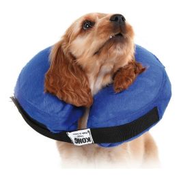 Collar de Recuperación para Perros KVP Kong Cloud Azul Hinchable (25-33 cm)