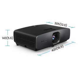 BenQ Proyector W2720i 9H.JSX77.57E UHD 4K DLP 2500 Lúmenes ANSI Cinema HDR Negro