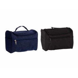 Neceser Viaje Portatil Surt Negro Azul Berilo 14X18CM (8 Unidades) Neceser Viaje Portatil Surt Negro Azul Berilo 14X18CM (8 Unidades)