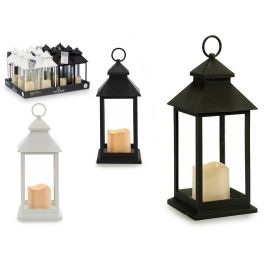 Farol Vela Led Plastico Grand Surtidos Col Giftdecor 13X34CM (12 Unidades)