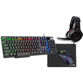The G-Lab COMBO-SULFUR/FR Combo Gaming 4en1 Teclado y Ratón Retroiluminados, Auriculares, Alfombrilla para PC, PS4, Xbox Precio: 58.49999947. SKU: B1HR8V5VAZ