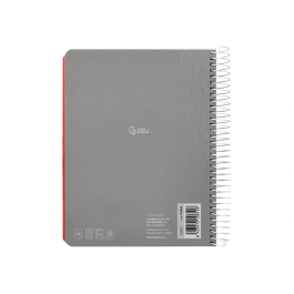 Liderpapel Cuaderno Espiral A5 Micro Witty Tapa Dura 120 Hojas 90gr Rayas Horizontales 8mm Colores Surtidos