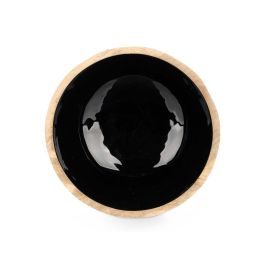 Giftdecor Bol de Madera Mango Negro 24 cm - Ideal para Decoración y Regalo (6 Unidades) Giftdecor Bol de Madera Mango Negro 24 cm - Ideal para Decoración y Regalo (6 Unidades)