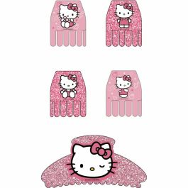 Cerdá Accesorios pelo Hello Kitty clips 5 piezas PINK para niña, edad recomendada 3+ años