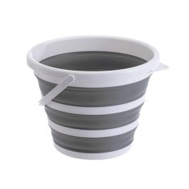 Confortime Cubo Plegable de Plástico 10 Litros 33x33x24.5 cm (12 Unidades)