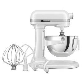 Kitchenaid 5KSM55SXX Robot de Cocina Profesional Heavy Duty 5,2L Blanco con Acción Planetaria y Elevación de Bol