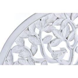 DKD Home Decor Decoración de Pared Árabe Blanco 2 x 80 x 80 cm