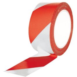 DUVER Cinta Adhesiva para Marcar Suelos, Blanca/Roja, 48mm x 25m Precio: 5.50000055. SKU: B1462KYDS5