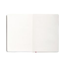 Cuaderno Con Gomilla Antartik Notes Tapa Blanda A5 Hojas Lisas Negro Y Rojo 80 Hojas 80 gr Fsc