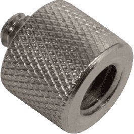 QUIKLOK Adaptador para Cámara Fotográfica - Rosca 1/4" Macho a 3/8" Hembra - Acero