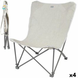 Silla Plegable para Camping Aktive Beige 78 x 90 x 76 cm (4 Unidades) Precio: 118.49999964. SKU: B1HBZVJFZ5