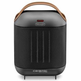 Delonghi HFX30C18 Calentador de Ventilador Cerámico 1800W, 2 Potencias, Función Verano, Termostato, Antivuelco, Gris