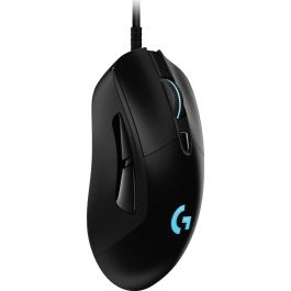 Logitech G G403 HERO Ratón Gaming Óptico USB Derecho 25600 DPI Negro con Iluminación Personalizable y Peso Ajustable