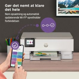 HP 242P6B V2 Impresora Multifunción Envy Inspire 7220e WiFi Doble Banda, Dúplex Automático, Imprime Escanea Copia, Color Blanca