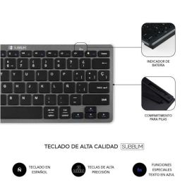 Teclado y Ratón Subblim SUBKBC-OCO020 Gris