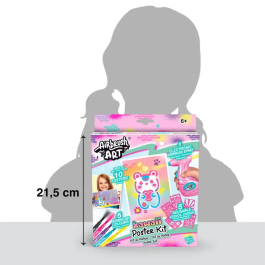 Canal Toys AIR 015 Kit de Creación de Carteles con Aerógrafo Electrónico, Plantillas y Rotuladores