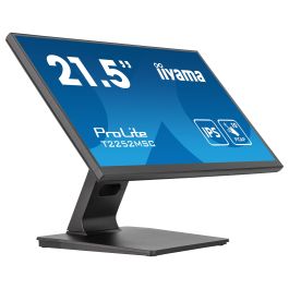iiyama ProLite T2252MSC-B2 - Monitor táctil IPS 21.5" / 54.6 cm Full HD (1920x1080), 5ms, panel táctil capacitivo 10 puntos, HDMI, DisplayPort, altavoces, negro Precio: 279.94999956. SKU: B12XTAAQ5J