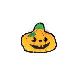 Gloria Peluche para Perro Pumpkin con Squeaker. Juguete Blando de Poliéster Color Naranja para Morder y Jugar. Estimula la Curiosidad.