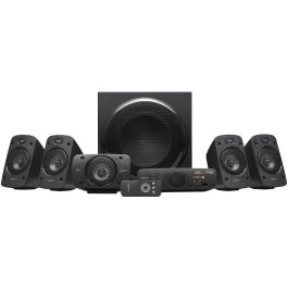Logitech 980-000468 Altavoces Z906 5.1 THX 500W RMS Sonido Envolvente Negro con Subwoofer y Mando IR