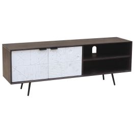 Mueble de TV DKD Home Decor Marrón oscuro 140 x 35 x 50 cm Madera de mango Precio: 333.89000029. SKU: S3044253
