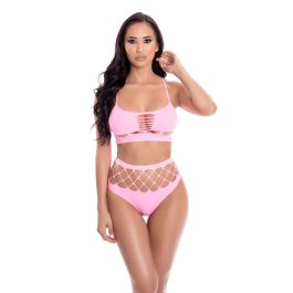 Conjunto de Lencería Pink Lipstick Rosa (Talla única) Precio: 43.49999973. SKU: B18Y34X68Z