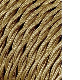 Edm Carrete cable textil trenzado H03VV-F 2 x 0,75 mm² oro oscuro, 5 m Precio: 9.78999989. SKU: S7901428