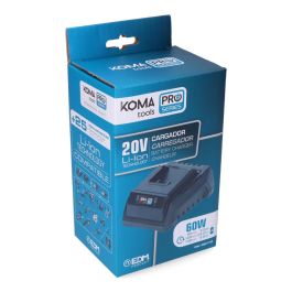 Koma Tools Cargador Batería 20V 60W 20v-cb60 con Indicador de Carga