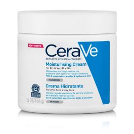 Cerave Crema Hidratante Rostro y Cuerpo con Ácido Hialurónico y Ceramidas Esenciales 454 gr