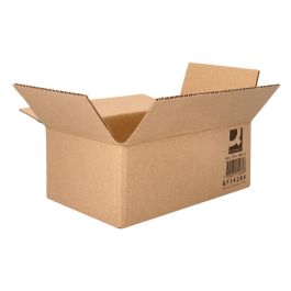 Caja Para Embalar Q-Connect Americana Ultrarresistente Carton Reciclado Canal Doble 7 mm Color Kraft 450x375x280 mm 15 unidades