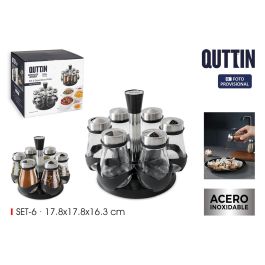 Quttin Set de 6 Especieros de Vidrio con Soporte - Organiza tus Especias con Estilo y Practicidad (8 Unidades) Precio: 67.50000004. SKU: B1KHEE5Y7R