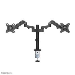 Neomounts DS70-750BL2 Soporte de Escritorio para 2 Monitores 17-27" Resorte de Gas Pinza/Atornillado Negro