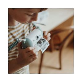 Kidywolf Sofortbildkamera e Impresora Instantánea para Niños, Cámara Digital Infantil con Pantalla 2.4", 8 MP, SD, USB-C - Verde y Blanco