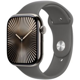 Apple Correa Deportiva de Silicona Gris Piedra 46mm Talla M/L