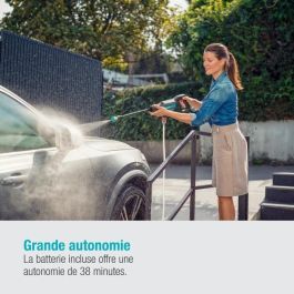 Gardena AquaClean P4A 18V/24 Hidrolimpiadora de media presión con autocebado y chorro ajustable 3 niveles Gardena AquaClean P4A 18V/24 Hidrolimpiadora de media presión con autocebado y chorro ajustable 3 niveles