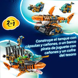 LEGO 71515 Tanque Tiburón Tigre DREAMZzz Lego para Niños +9 años, 1548 Piezas