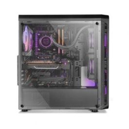 Nox NXHUMMERTGM Caja Gaming Semitorre Hummer TGM ARGB Rainbow con Paneles de Cristal Templado y 4 Ventiladores Pre-instalados ATX
