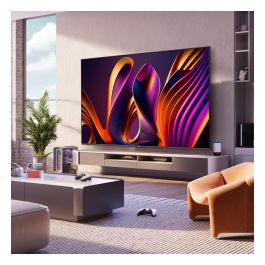 Hisense 100E77NQ PRO - Televisor 254cm/100" (100 Pulgadas) 4K Ultra HD QLED Smart TV, 144 Hz, HDR10+, Dolby Vision IQ, 4x HDMI 2.1, Bluetooth, WiFi, Negro