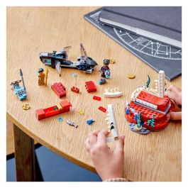 LEGO Marvel Avengers Sala del Trono del Rey Namor, Juego de Construcción, 355 Piezas, 7+ Años