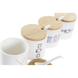 Azucarero Mediterraneo DKD Home Decor Multicolor 7.5 x 7.5 x 7.5 cm (4 Unidades) Azucarero Mediterraneo DKD Home Decor Multicolor 7.5 x 7.5 x 7.5 cm (4 Unidades)