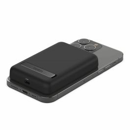 Belkin Powerbank Magnética Inalámbrica con Soporte, 5.000 mAh, Negro