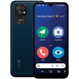 Doro 8200 64GB 4GB RAM Pantalla 6.1" Android 12 Negro Smartphone Libre Triple Cámara 16MP