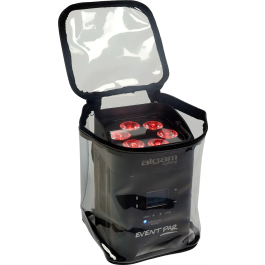 ALGAMLIGHT Funda Impermeable Transparente para Par Led Event Par, Event Par Mini (130x130x210mm)