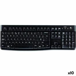 Teclado Logitech K120 Negro Qwerty Español (10 Unidades) Precio: 146.5899996. SKU: B1A5DQX87M