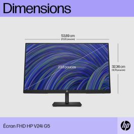HP V24i G5 Monitor FHD de 23.8 pulgadas (60.5 cm) | Pantalla Nítida para Productividad y Aprendizaje