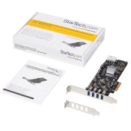 Startechcom Pexusb3s44v Tarjeta de Expansión PCI Express USB 3.0 de 4 Puertos 5 Gbps
