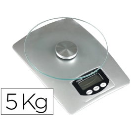 Q-connect Báscula de Precisión Electrónica 5000 gr, Capacidad 5 kg, Graduación 2 g, Pantalla LCD Precio: 28.49999999. SKU: B15G8T33NB