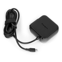 Targus APA95EU Cargador USB-C Universal 45W para Portátiles, Móviles, Tablets, con Cable 1.8m y 4 Clavijas Intercambiables Negro