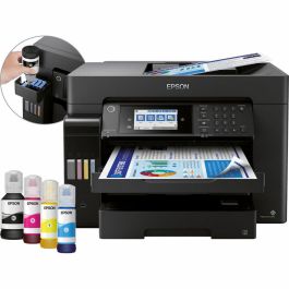 Impresora multifunción 4 en 1 - EPSON - Ecotank ET-16600 - Inyección de tinta - A3/A4 - Color - Wi-Fi - C11CH72401 Precio: 1075.49999975. SKU: S7160210