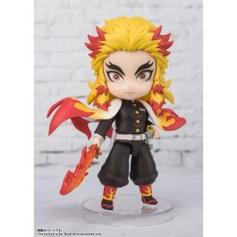Tamashii Nations Figura Kyojuro Rengoku Flame Breathing de Demon Slayer Kimetsu No Yaiba Figuarts Mini